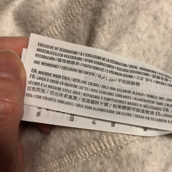 Abercrombie & Fitch grey womens zip hoodie Large - Picture 9 of 10